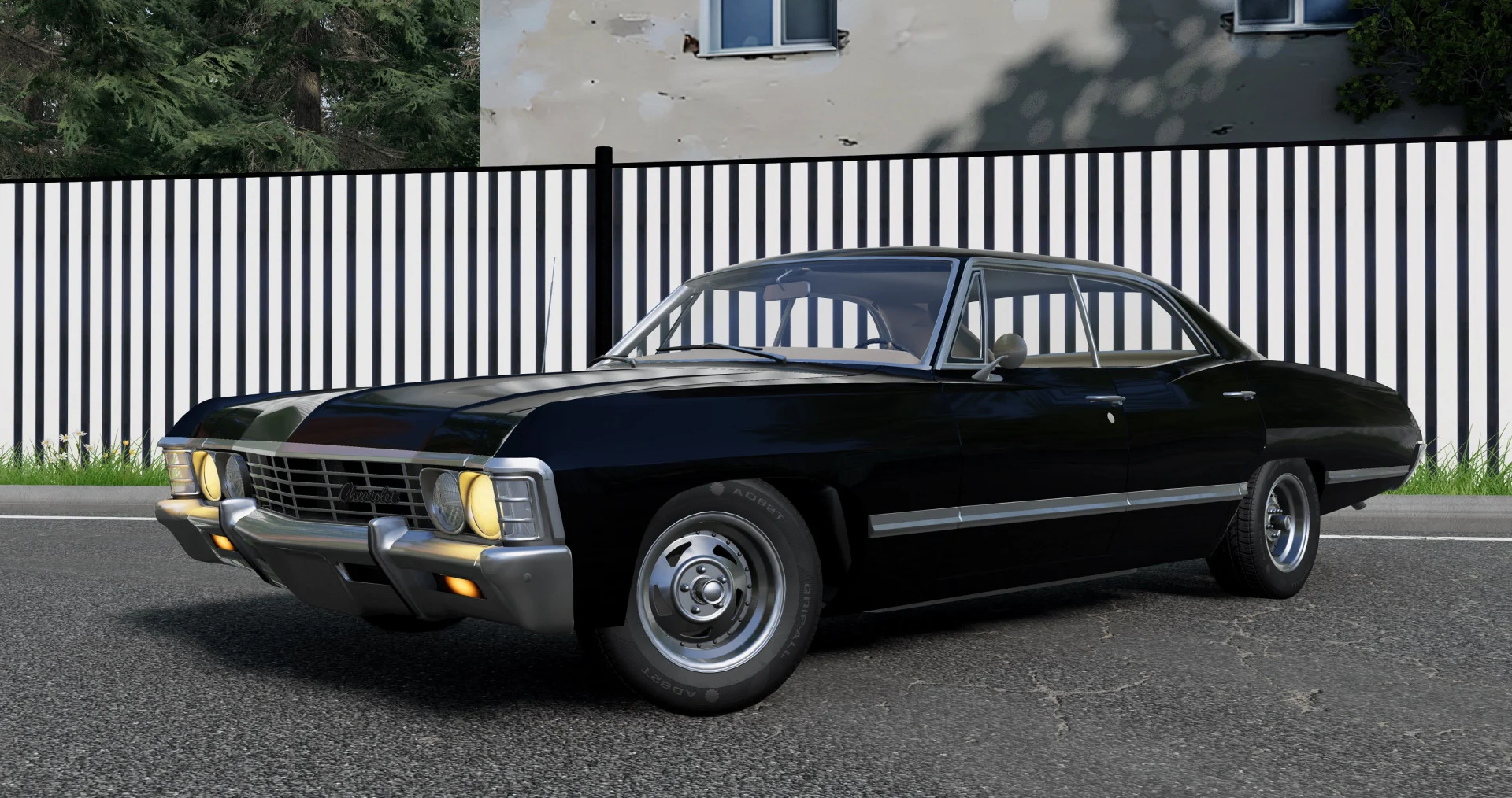 دانلود مود Chevrolet Impala 1967 بازی BeamNG.Drive ورژن 0.38