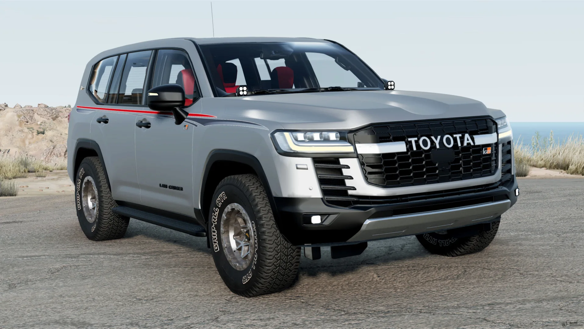 دانلود مود Toyota Land Cruiser 70th Anniversary بازی BeamNG.Drive ورژن 0.38