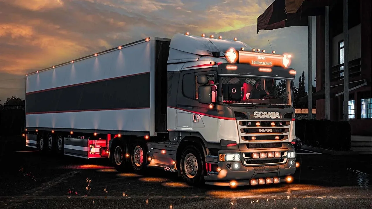 دانلود مود Scania R560 V8 برای یورو تراک 2 ورژن 1.60