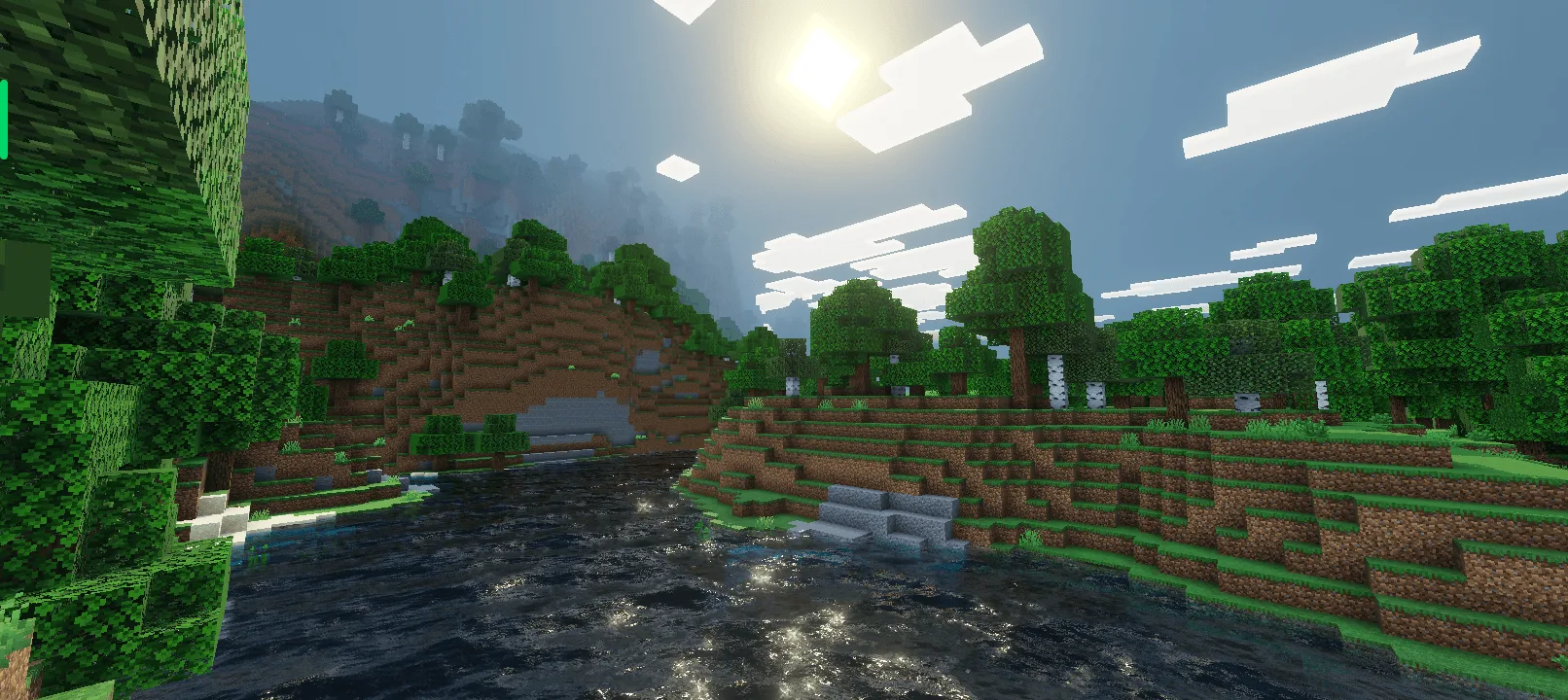 دانلود Vivid Reimagined برای Minecraft Bedrock 26.30؛ شیدری سبک با نورپردازی سینمایی