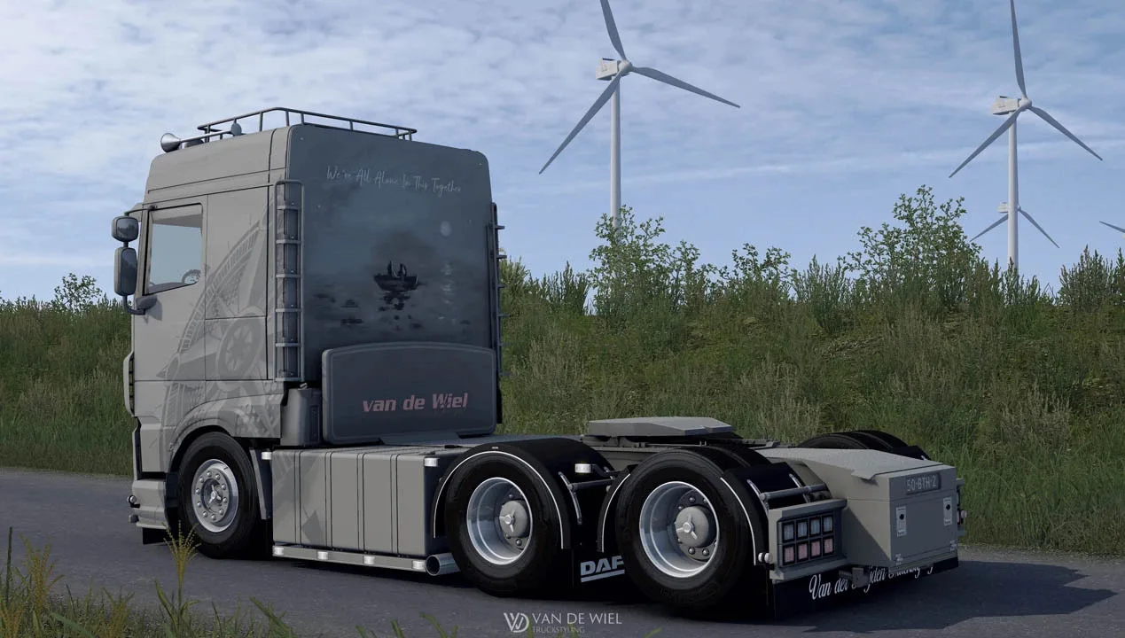 دانلود مود کامیون DAF XF Van de Wiel Transport برای Euro Truck Simulator 2 1.60 3 دانلود مود کامیون DAF XF Van de Wiel Transport برای Euro Truck Simulator 2 1.60