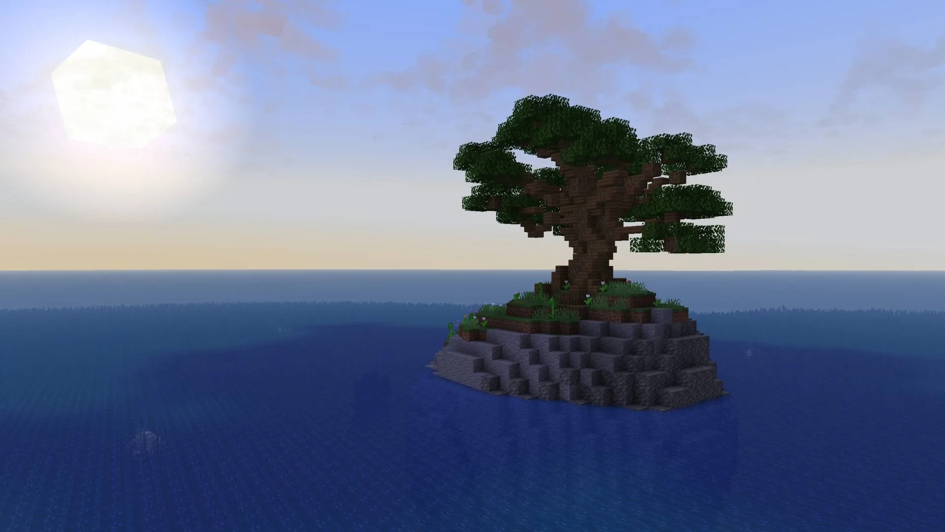 دانلود مپ Ocean One Block Hardcore برای Minecraft Bedrock 26.40؛ چالش بقا روی یک بلاک