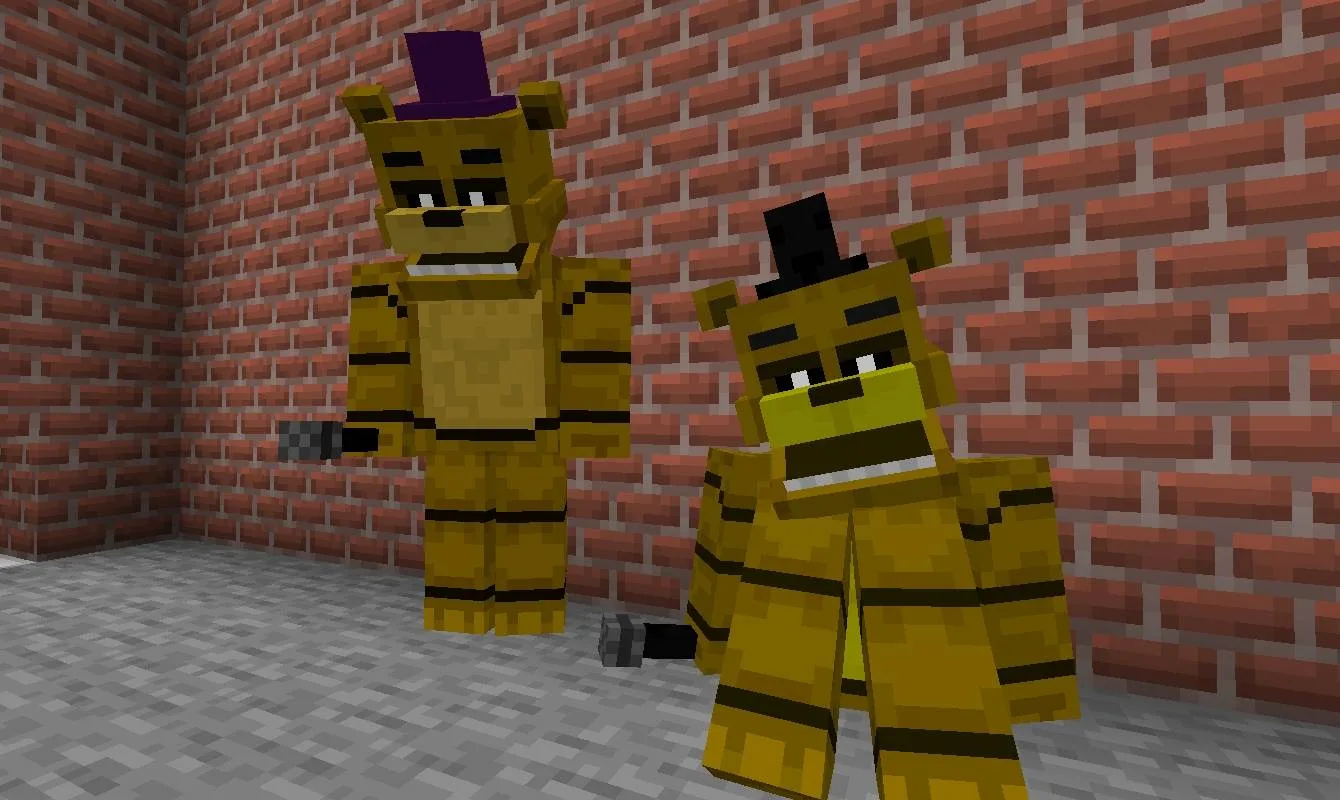 دانلود Addon FNAF Statues برای Minecraft Bedrock 26.40؛ مجسمه شخصیتهای ترسناک Five Nights at Freddy’s 3 دانلود Addon FNAF Statues برای Minecraft Bedrock 26.40؛ مجسمه شخصیتهای ترسناک Five Nights at Freddy’s