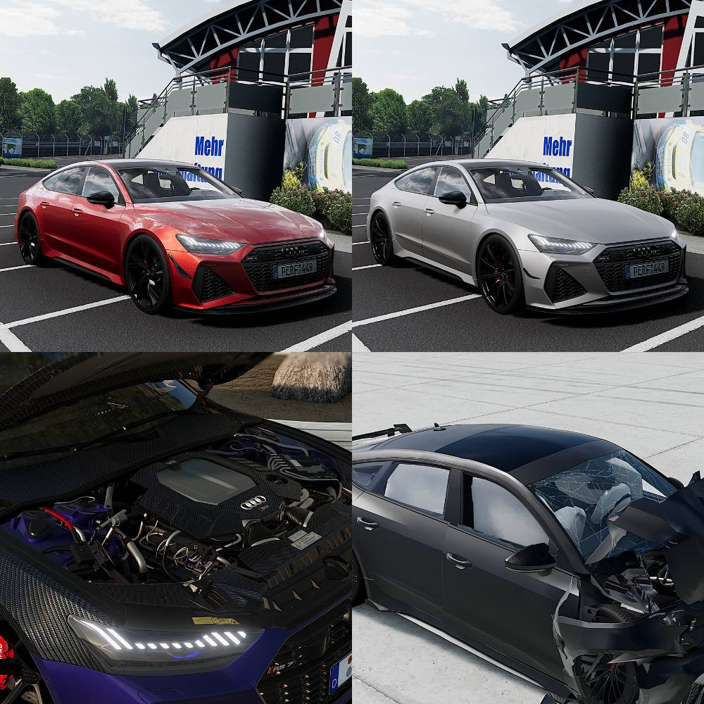 دانلود مود Audi A/S/RS7 برای BeamNG.drive 0.39؛ مجموعهای از سدانهای اسپرت آئودی 2 دانلود مود Audi A/S/RS7 برای BeamNG.drive 0.39؛ مجموعهای از سدانهای اسپرت آئودی