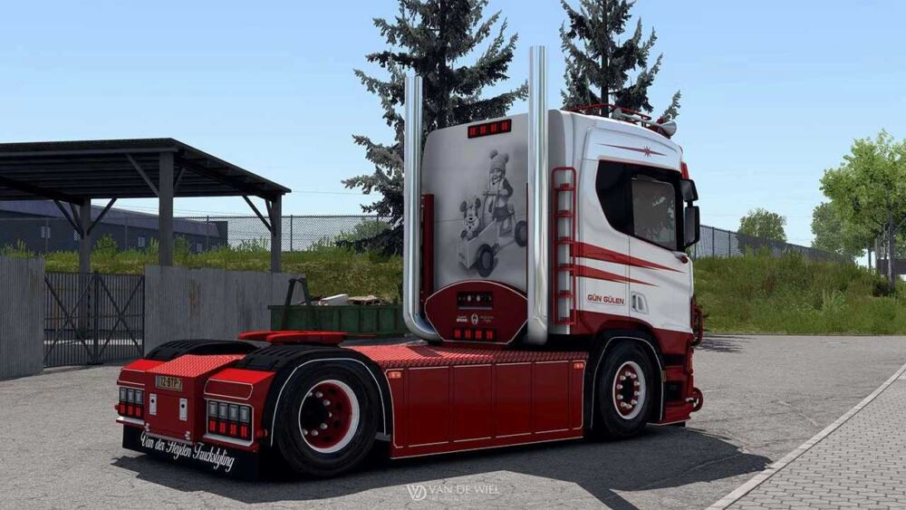 دانلود مود Scania 460R Gün Gülen برای یورو تراک 2 1.60؛ یک اسکانیا با ظاهر اختصاصی و حرفه‌ای