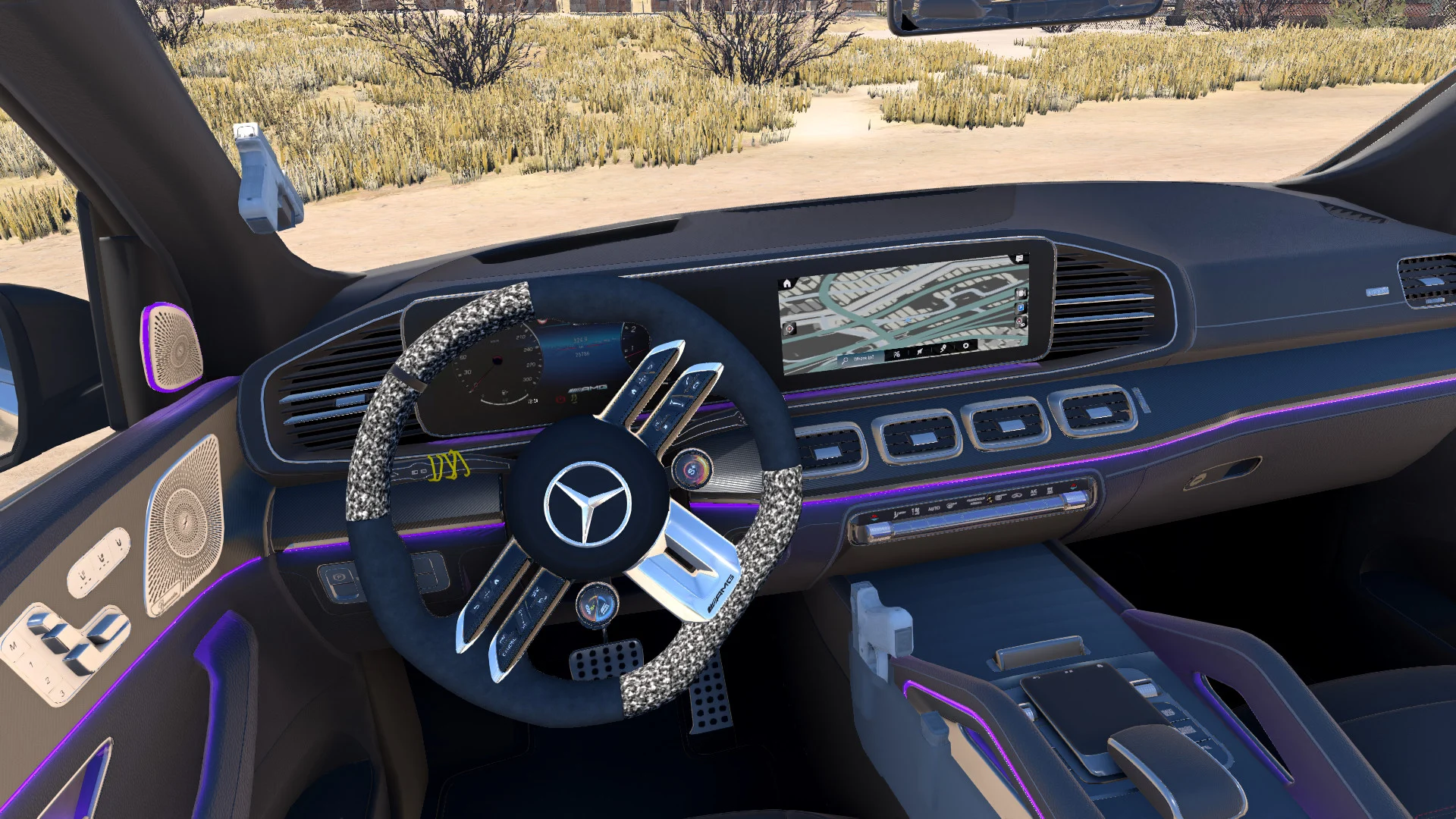 دانلود مود Mercedes-Benz GLE 63 برای BeamNG.drive 0.39؛ وقتی لوکس‌بودن با قدرت AMG ترکیب می‌شود
