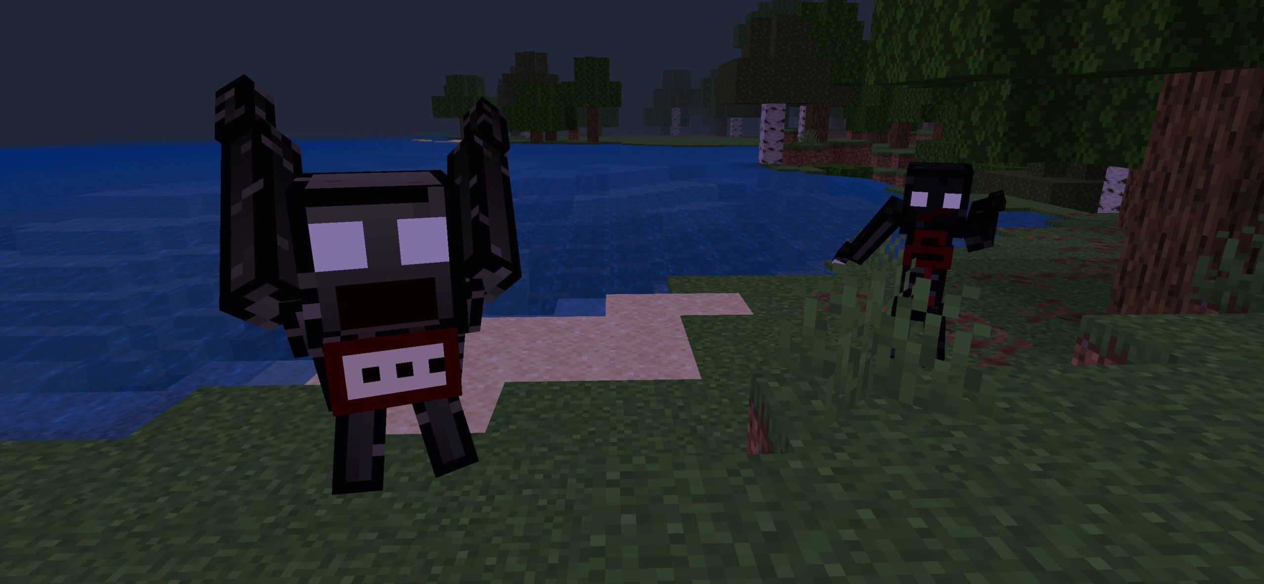دانلود مود NIGHTMARE HORROR MOBS برای Minecraft Bedrock 26.40؛ دو موجود کابوسوار در دنیای ماینکرافت 2 دانلود مود NIGHTMARE HORROR MOBS برای Minecraft Bedrock 26.40؛ دو موجود کابوسوار در دنیای ماینکرافت